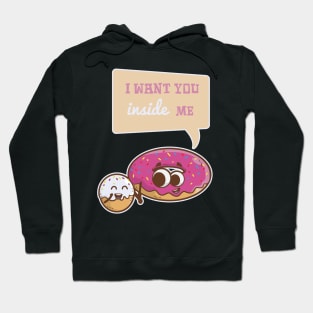 I Want You Inside Me Donut Valentines Day Hoodie